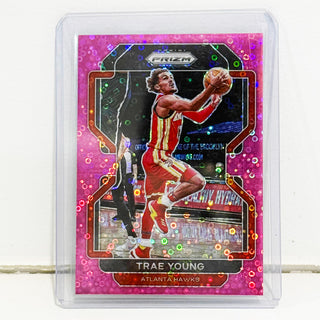 2021-22 Panini Prizm Trae Young Pink Disco 46/50