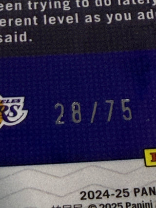 2024-25 Panini Mosaic Give And Go Luka Doncic Fluorescent Orange 28/75