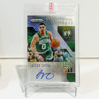 2019-20 Panini Prizm Sensational Signatures Jayson Tatum Mojo Auto 11/25