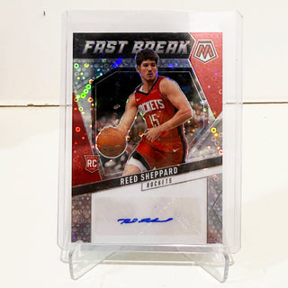 2024-25 Panini Mosaic Fast Break Reed Sheppard Rookie Auto #AFB-SHP