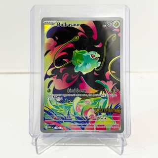 Pokémon TCG Bulbasaur 133/132 Illustration Rare Mega Evolution Stamped Promo (C)