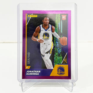 2021-22 Panini NBA Sticker/Card Collection Jonathan Kuminga Purple Foil RC 051/149
