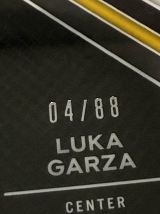 2021 Panini Prizm Draft Picks Luka Garza Red Scope Rookie Auto 04/88