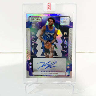 2023-24 Panini Recon Kobe Brown Rookie Recon Signatures 030/149