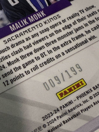 2023-24 Panini Phoenix Malik Monk Red 009/199