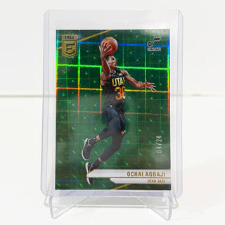 2023-24 Panini Donruss Elite Ochai Agbaji Hyper Green International 04/24