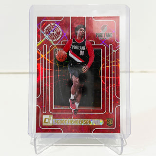2023-24 Panini Donruss Hardwood Masters Scoot Henderson Red RC  - No. 5