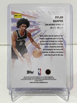 2025-26 Topps Power Players Dylan Harper RC #PP-17