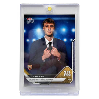 Cooper Flagg 2025 Topps NOW Draft Night 1st Pick RC #D1