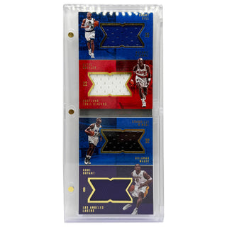 2016-17 Panini Preferred Quads Patch Booklet Shaquille O'Neal/Kobe Bryant/Grant Hill/Clyde Drexler 071/149