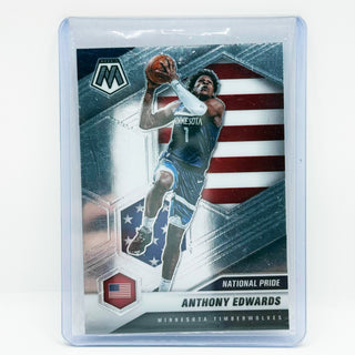 2020-21 Panini Mosaic National Pride Anthony Edwards - No. 252