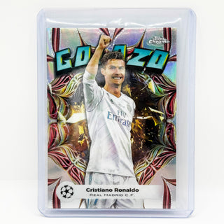 2024 Topps Chrome Cristiano Ronaldo Golazo Silver #GL-2