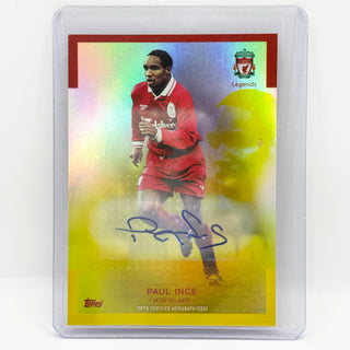 2022-23 Topps Liverpool Team Set Legends Paul Ince Auto 27/50
