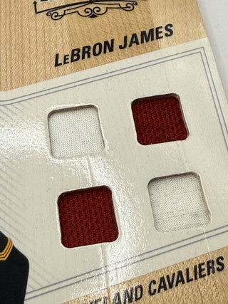 2016-17 Upper Deck Supreme Hardcourt LeBron James Quad Patch Game Used #CLR-LJ5