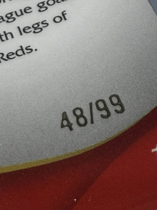 2022-23 Topps Liverpool Lineage Team Set Darwin Nunez Teal 48/99