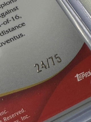 2022-23 Topps Liverpool Legends Team Set Luis García Yellow 24/75