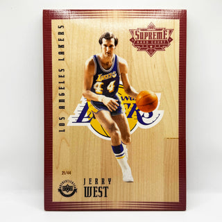2016-17 Upper Deck Supreme Hardcourt Jerry West 21/44 #JW