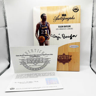 2016-17 Upper Deck Supreme Hardcourt Elgin Baylor Autograph #A-EB (With Authentication Certificate)