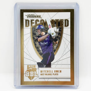 2025 Cricket Australia Traders Decorated Mitchell Owen - D 20/30