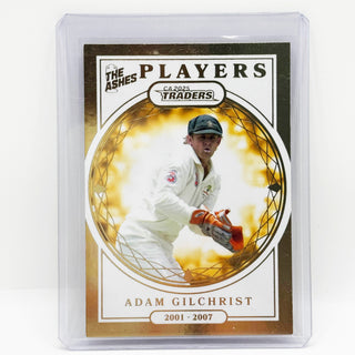 2025 Cricket Australia Traders The Ashes Players Gold Adam Gilchrist 52/95