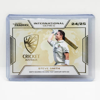 2024-25 Cricket Australia International Series Gold Steve Smith 109/139 - ISG 12/36