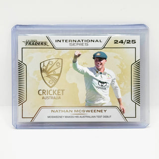 2024-25 Cricket Australia International Series Gold Nathan McSweeney 090/139 - ISG 08/36
