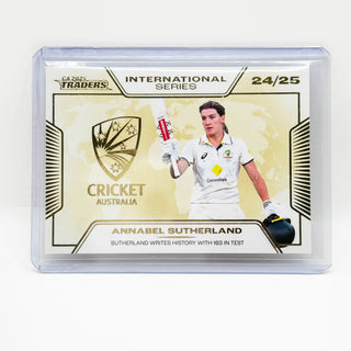 2024-25 Cricket Australia International Series Gold Annabel Sutherland 057/139 - ISG 34/36