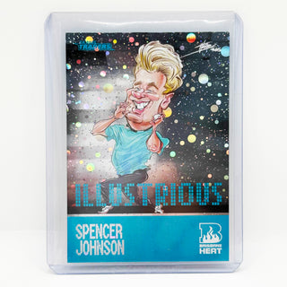 2025 Cricket Australia Traders Illustrious Spencer Johnson Brisbane Heat - Ill 02/09