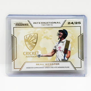 2024-25 Cricket Australia International Series Gold Beau Webster 113/139 - ISG 17/36