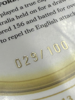 2025 Cricket Australia Traders The Ashes Moments Gold Ponting Makes 156 Rescues The Touring Australians 029/100 - AMG 13/30