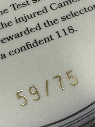 2025 Cricket Australia Traders The Ashes Moments Platinum Marsh Sparks Celebrations With Century 59/75 - AMP 30/30