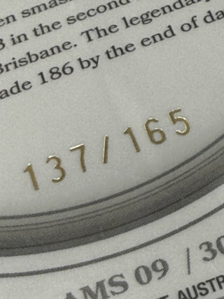 2025 Cricket Australia Traders The Ashes Moments Silver Matthew Hayden Gabba Day One 137/165 - AMS 09/30