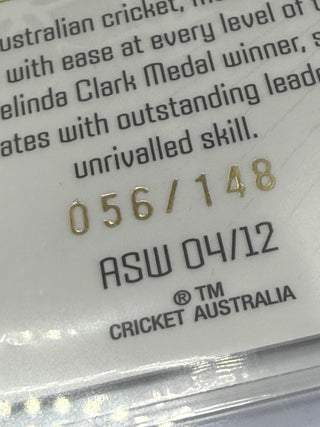 2025 Cricket Australia Traders Authentic Series White Signature Beth Mooney 056/148 - ASW 04/12