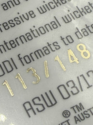 2025 Cricket Australia Traders Authentic Series White Signature Adam Zampa 113/148 - ASW 03/12