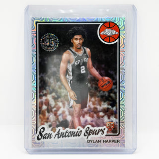 2025-26 Topps 45th Anniversary Dylan Harper Mojo Refractor RC #TC-DH