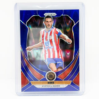 2025 Panini Prizm Club World Cup Koke Seismic Blue Prizm 121/275