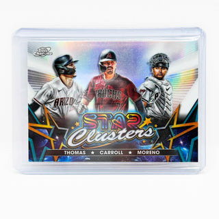 2023 Topps Chrome Star Clusters Thomas / Carroll / Moreno #SC-2