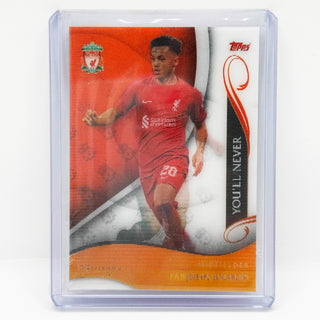 2023 Topps Liverpool Lineage Fabio Carvalho / John Barnes Lenticular #LL-02