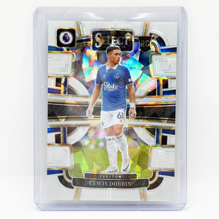 2023-24 Panini Select Premier League Lewis Dobbin White Cracked Ice RC 30/85
