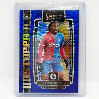 2023-24 Panini Select Premier League Unstoppable Eberechi Eze Blue Disco Prizm - No. 8