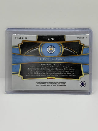 2023-24 Panini Select Field Level Erling Haaland Red Cracked Ice Prizm - No. 242