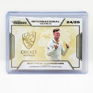 2024-25 Cricket Australia International Series Gold Matthew Kuhnemann 076/139 - ISG 21/36