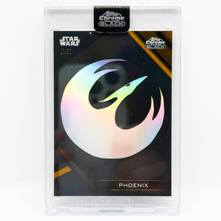 Topps Chrome Black Star Wars Galactic Factions Phoenix Gold Refractor 37/50