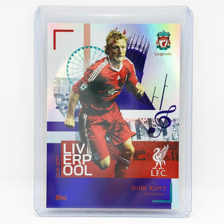 2023 Topps Liverpool Lineage Legends Dirk Kuyt Our City Purple 12/15