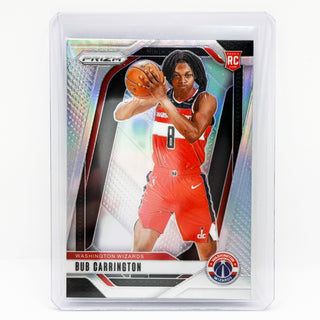 2024-25 Panini Prizm Bub Carrington Silver Prizm RC - No. 244