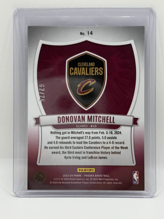 2023-24 Panini Phoenix Donovan Mitchell Lava 62/75
