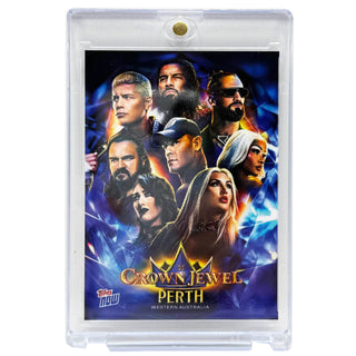 2025 Topps NOW WWE Crown Jewel Perth Refractor #CRJP-SP