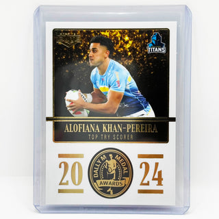 2025 NRL Elite 2024 Dally M Awards Alofiana Khan-Pereira - DM # 16/36