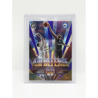 2021-22 Panini Donruss Optic Air Defense Joel Embiid - No. 5