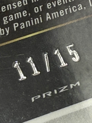 2021-22 Panini Select Josh Giddey FOTL Purple Disco RPA 11/15